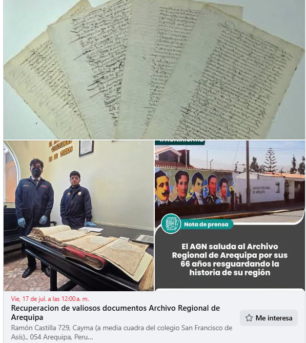 Recuperación de valiosos documentos